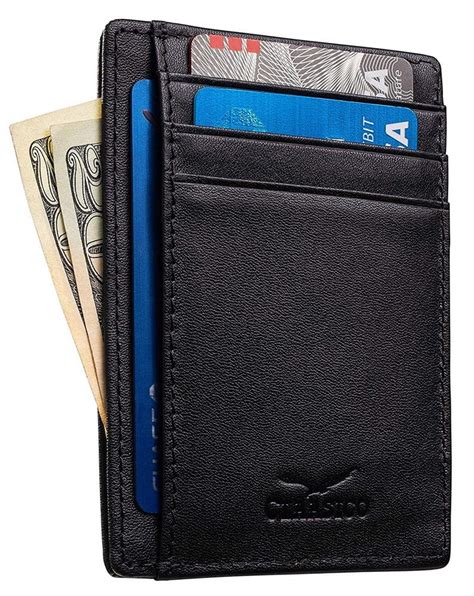 leather wallet rfid blocking credit card|leather wallet with rfid protection.